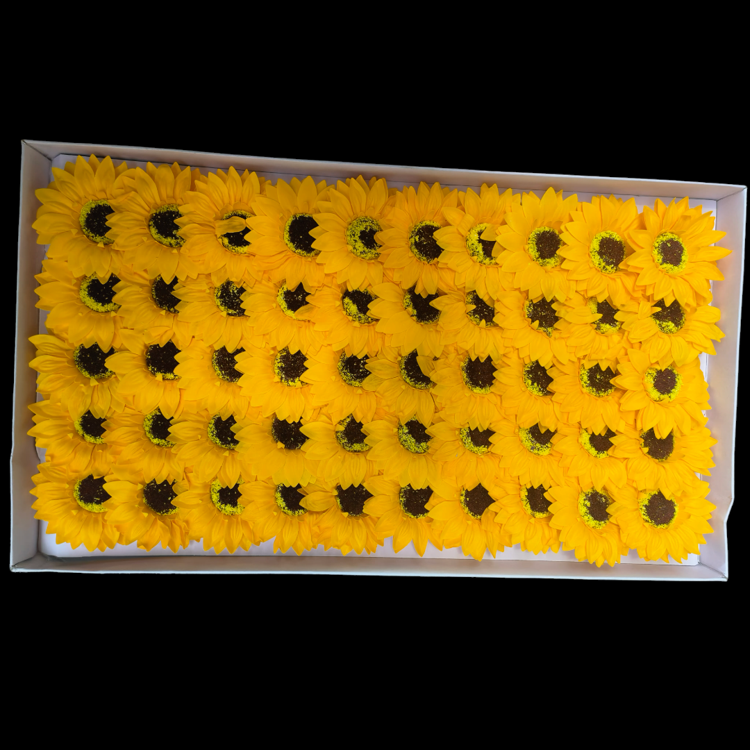 ARTIFICIAL SCENTED SUNFLOWER FLOWER YELLOW 10 PCS PACK