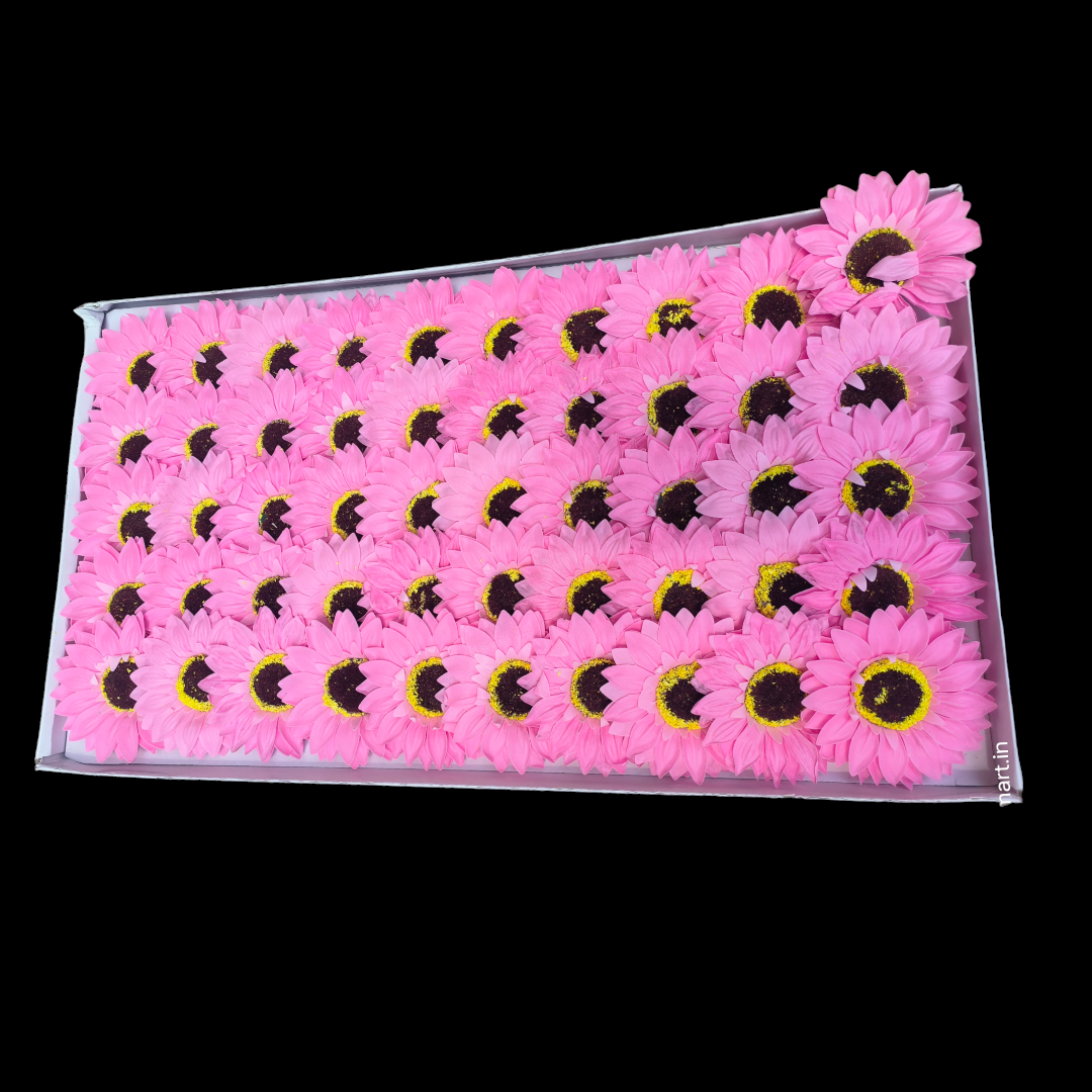ARTIFICIAL SCENTED SUNFLOWER PINK 10 PCS PACK