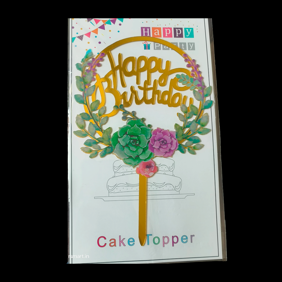 FLORAL TOPPER #4