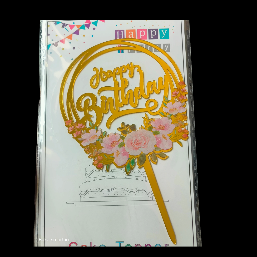 FLORAL TOPPER #3