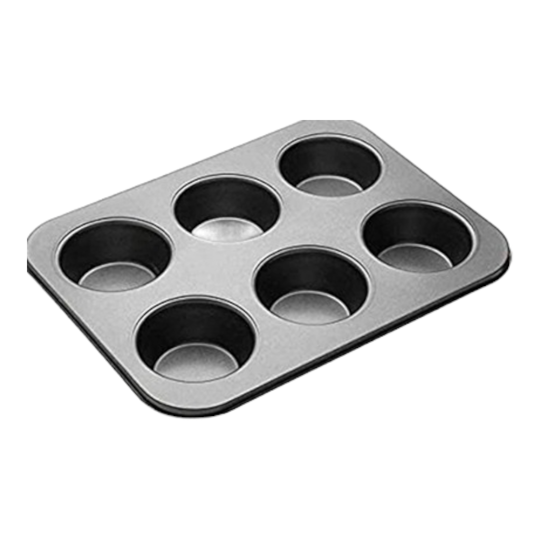 CARBON MUFFINE TRAY 6 CAVITY