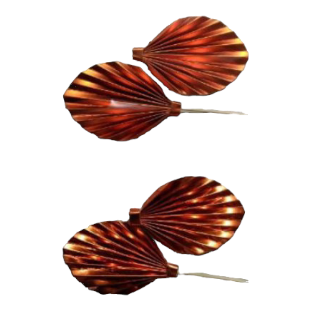 PAPER PALM LEAF 2 PCS PACK BRONZE