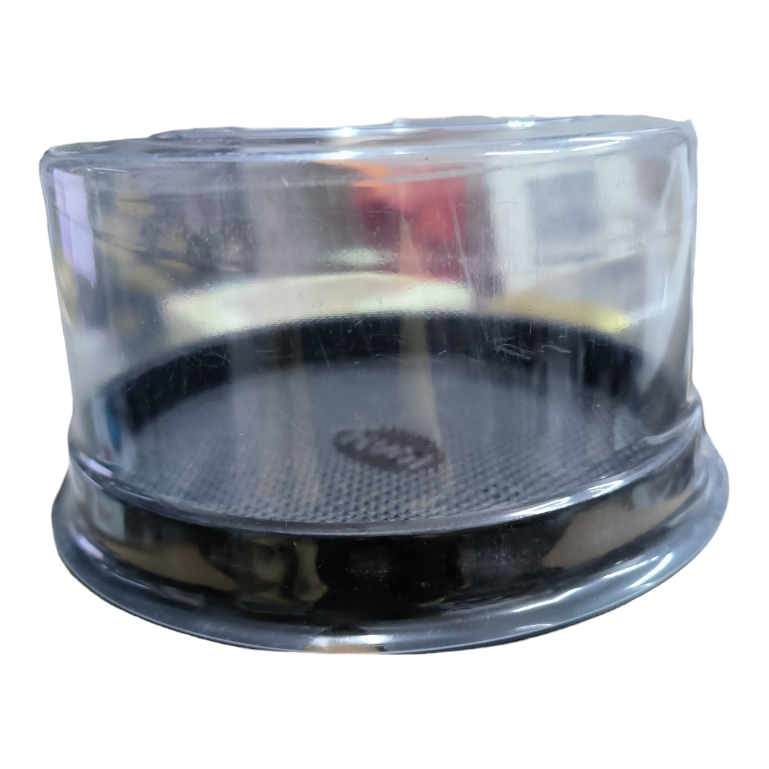 PVC BENTO BOX BLACK 4*2.75 10 PCS PACK
