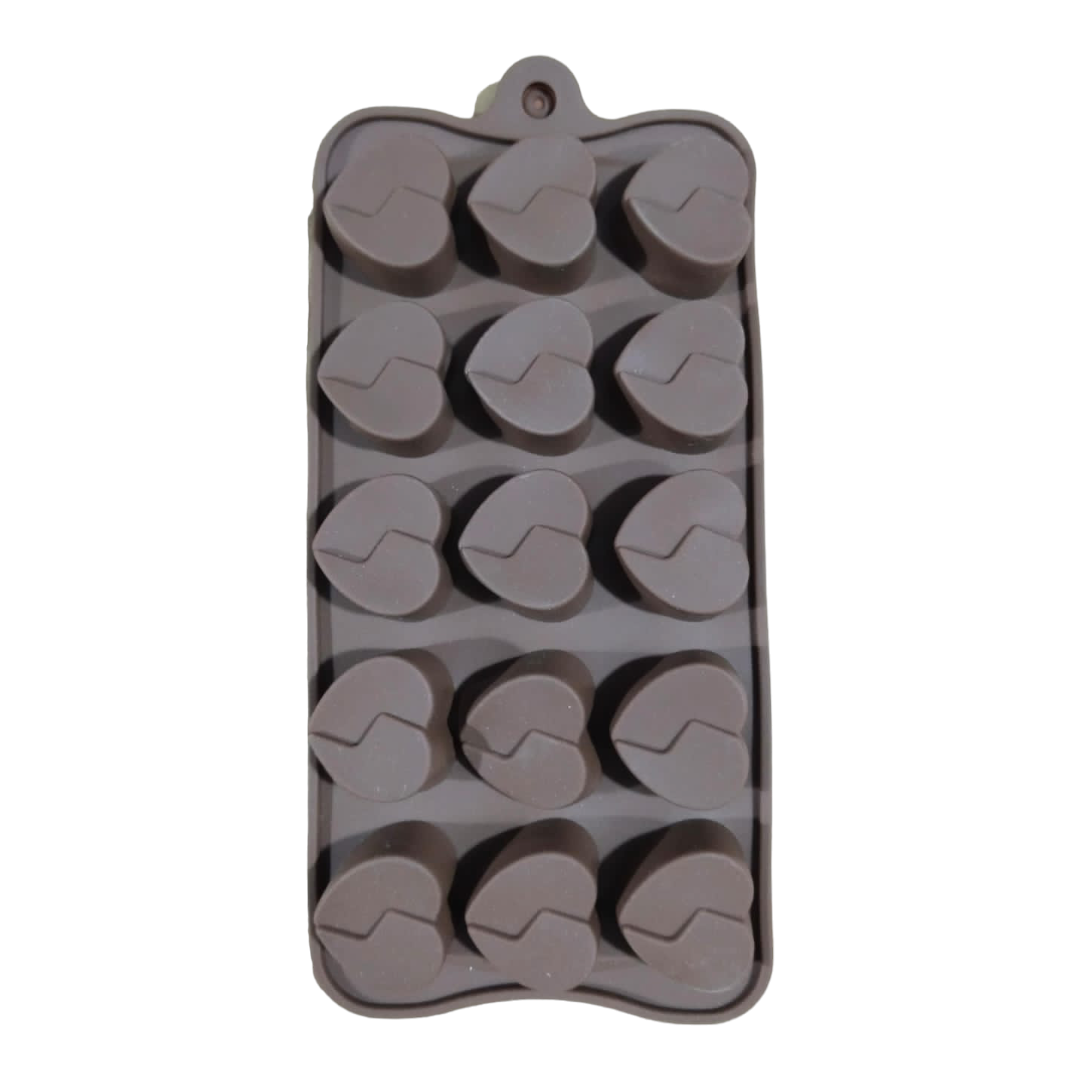 Silicon Chocolate Mould Line Heart 15 Cavity