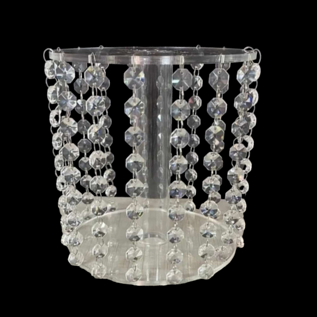 ACRYLIC CRYSTAL CAKE SPACER 6*6 SIZE