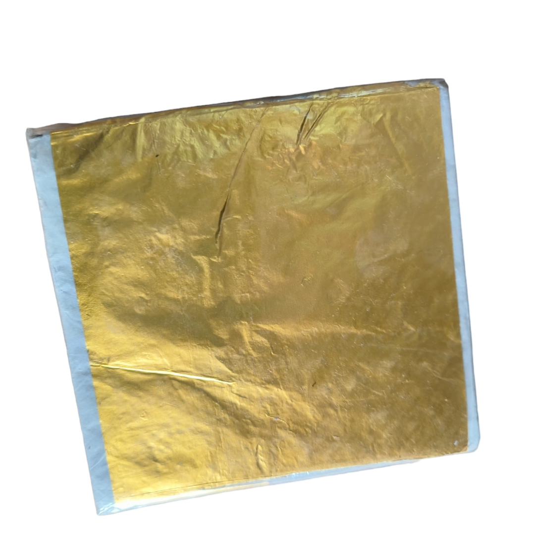 Chocolate Cut Foil Wrapper Golden 3.5*3.5 inch