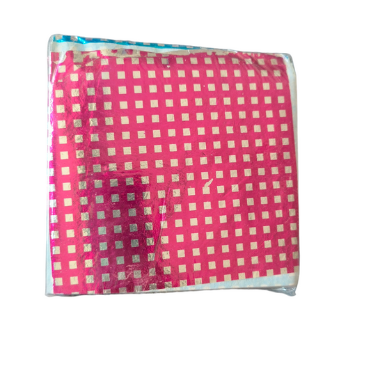 Chocolate Cut Foil Wrapper Assorted Color Dot Print 3.5*3.5 inch  Big