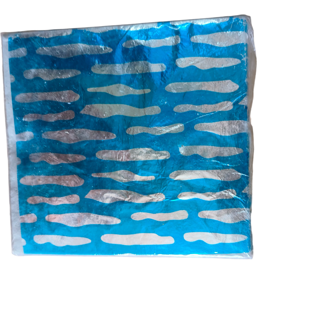 Chocolate Cut Foil Wrapper Assorted Color Tiger Print 3.5*3.5 inch Big