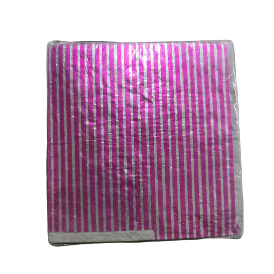Chocolate Cut Foil Wrapper Assorted Color Line Print 3.5*3.5 inch Big