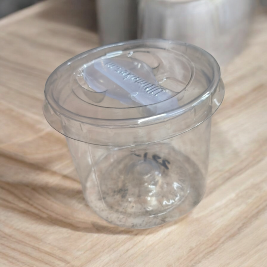 PET JAR WITH SPOON 190 ML-10 PCS PACK