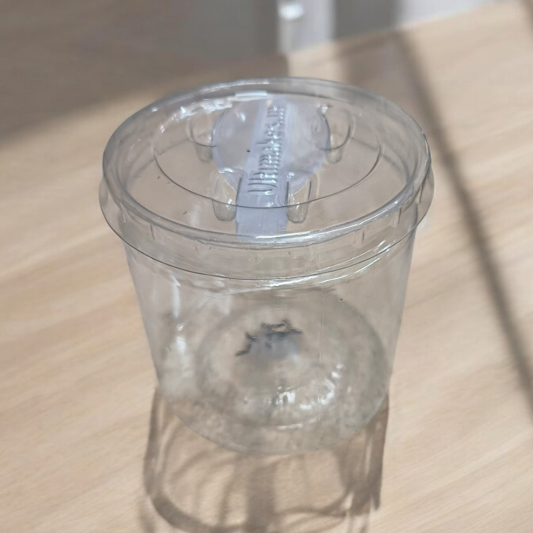 PET JAR WITH SPOON 240 ML-10 PCS PACK