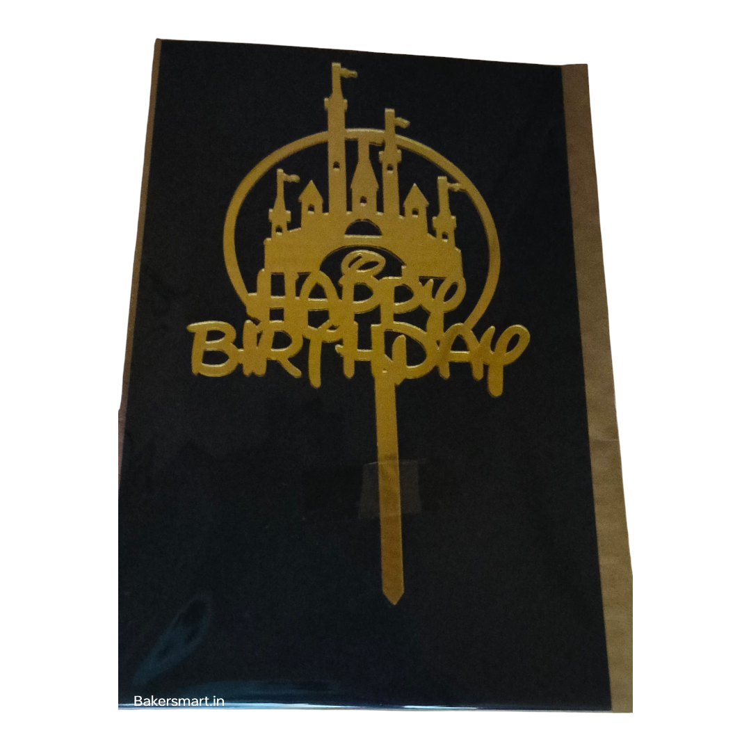 Happy Birthday Acrylic Topper 5''#27