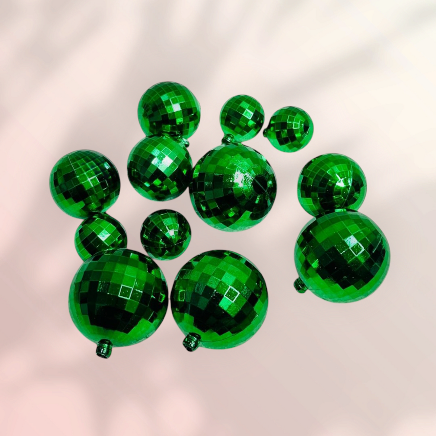 Disco Ball 12 PC's pack,-Green