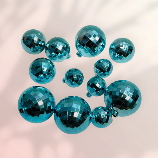 Disco Ball 12 PC's pack,-Sky Blue