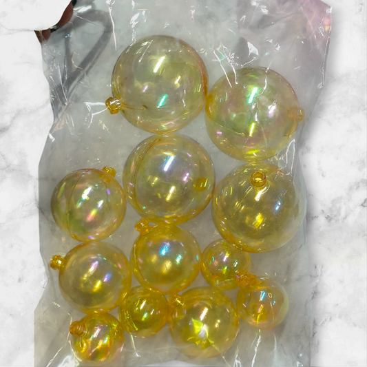 Bubble Ball -12 PC's pack Light Yellow