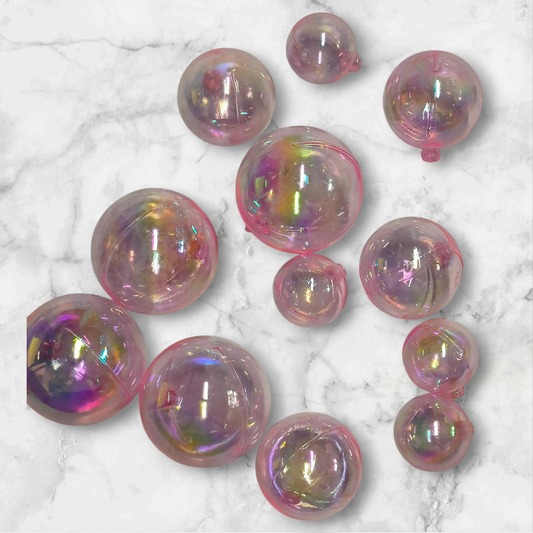 Bubble Ball -12 PC's pack Transparent Pink