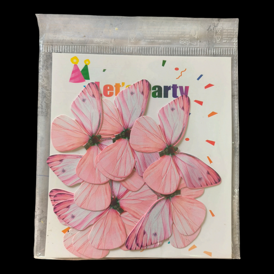Paper Butterfly Light Pink -White  Lining #1