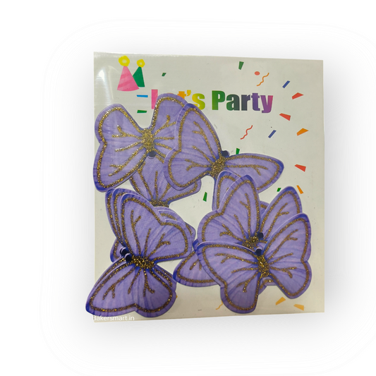 Paper Glitter Butterfly Purple #3