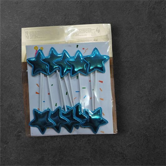 Foam Star Topper -10 PC's pack - Blue