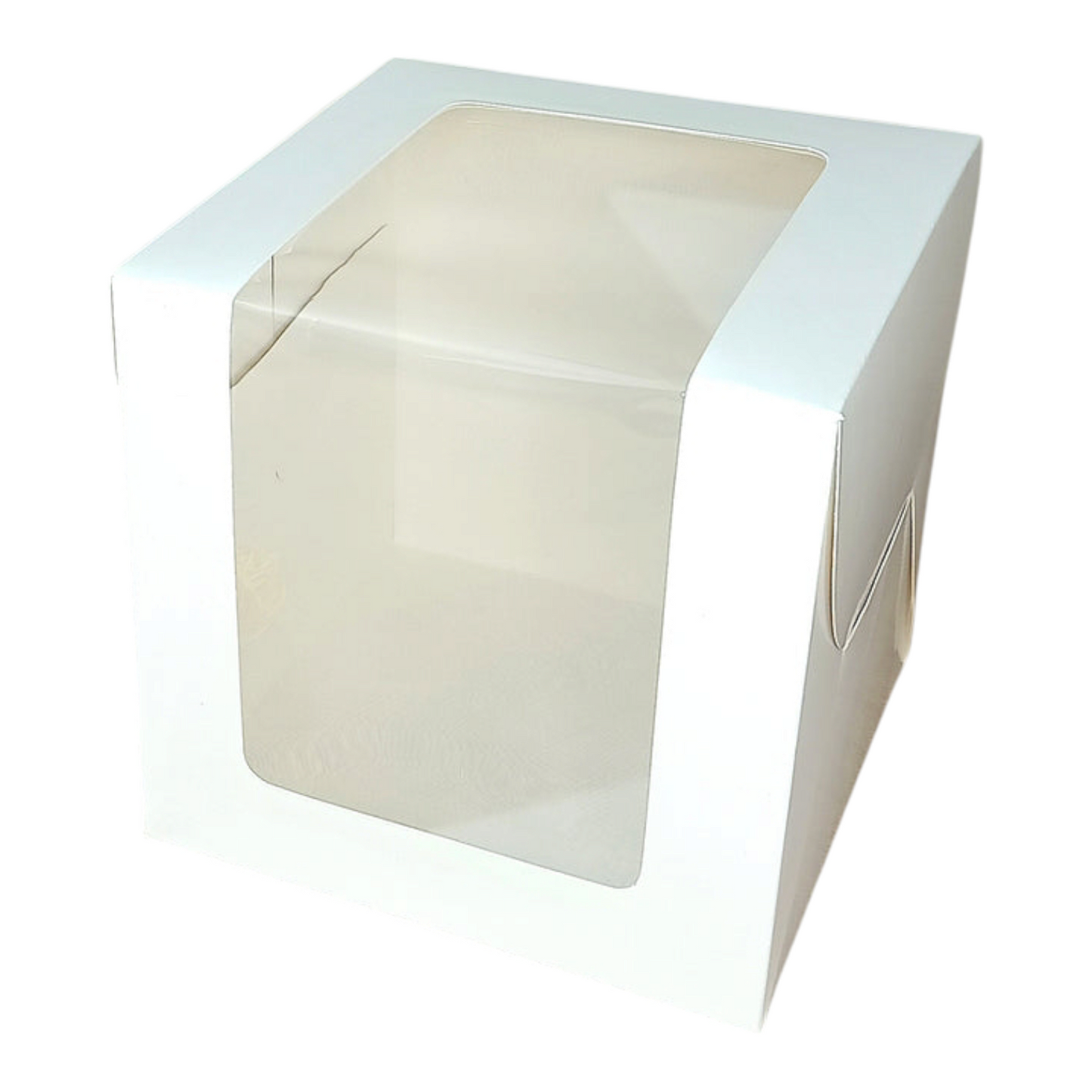 Cake Box 10*10*8 L Window White 10 PCS PACK