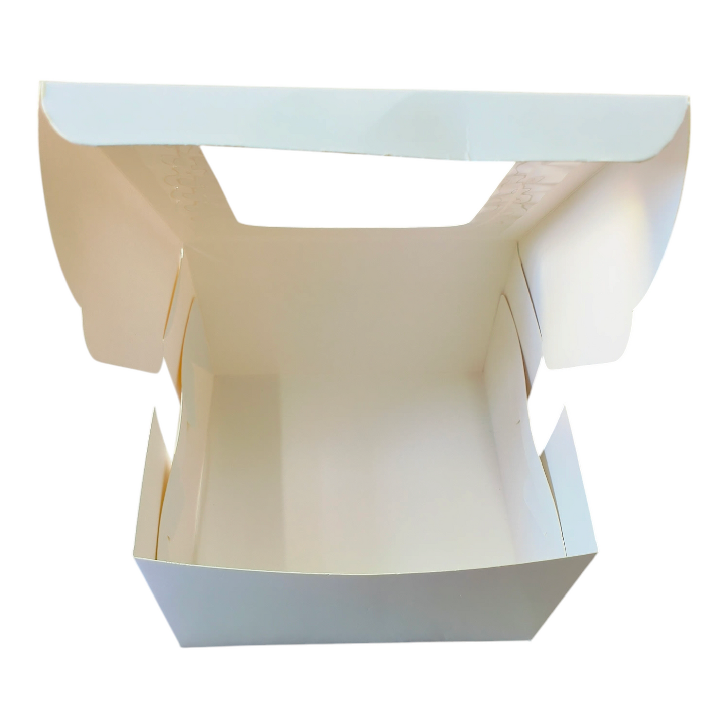 Cake Box 8*8*5 - White Top Window Box-10 PC's Pack