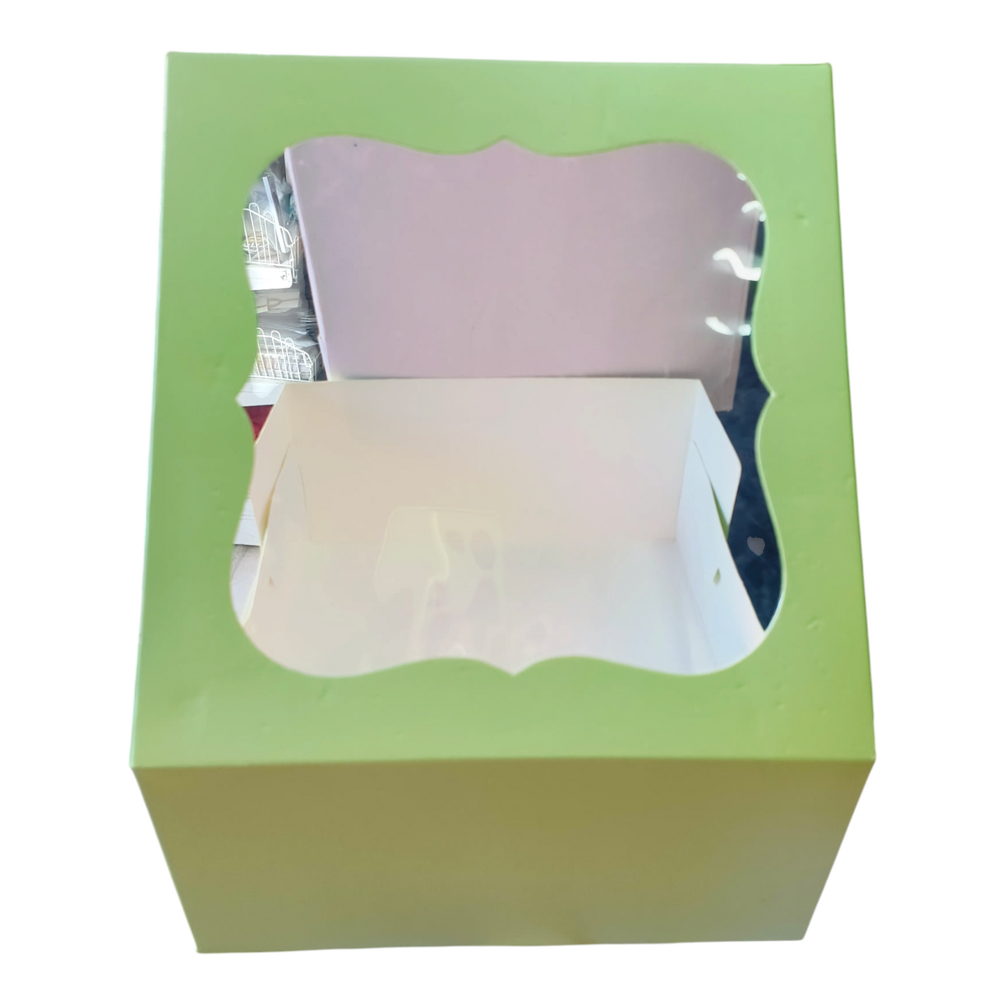 Cake Box 10*10*5 - Mint Green -10 PC's Pack