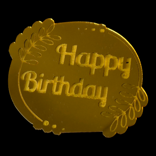 Happy Birthday Coin Toppers#3  (10 pc pack)