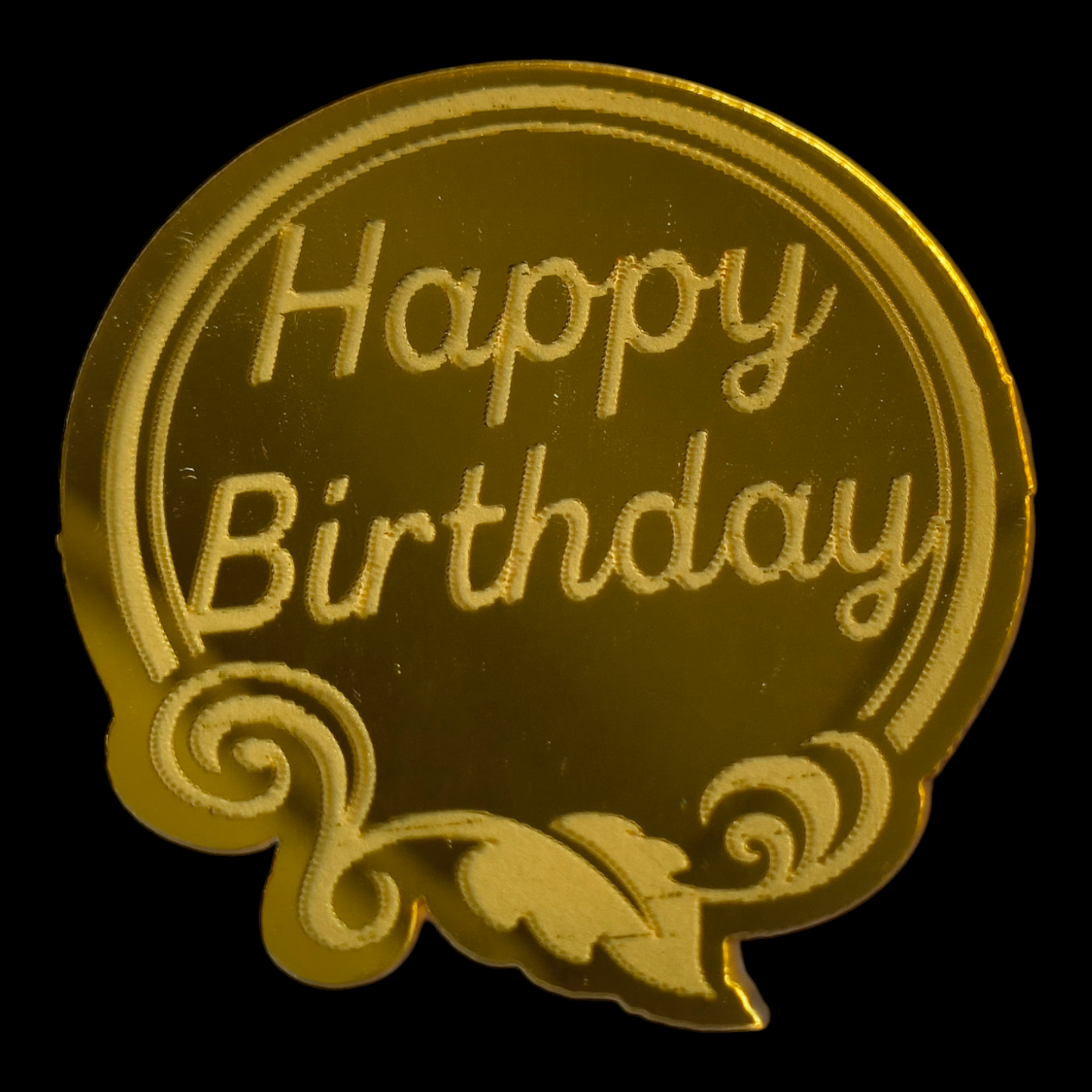 Happy Birthday Coin Toppers#6 (10 pc pack)