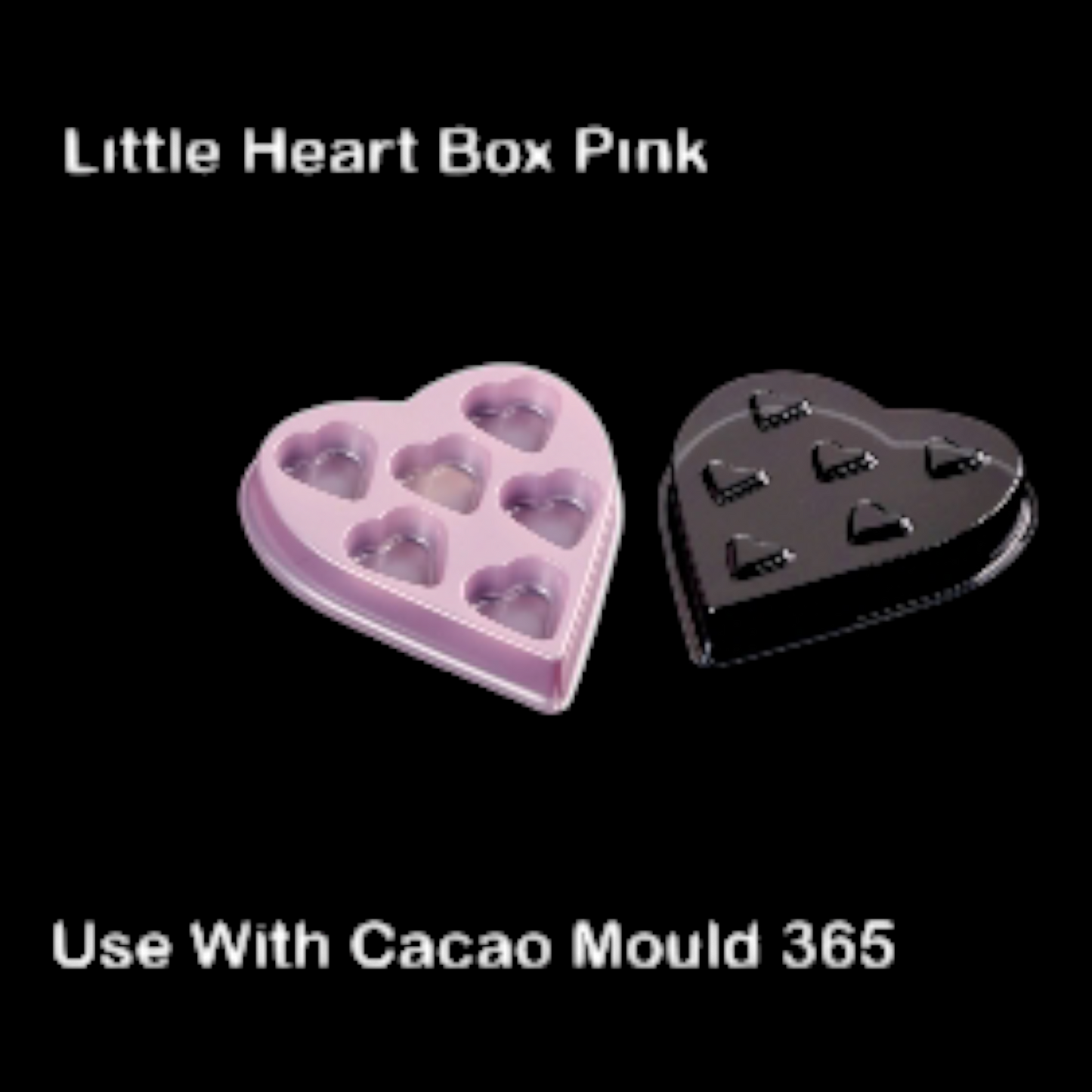 Little Heart Box Pink Pack of 25