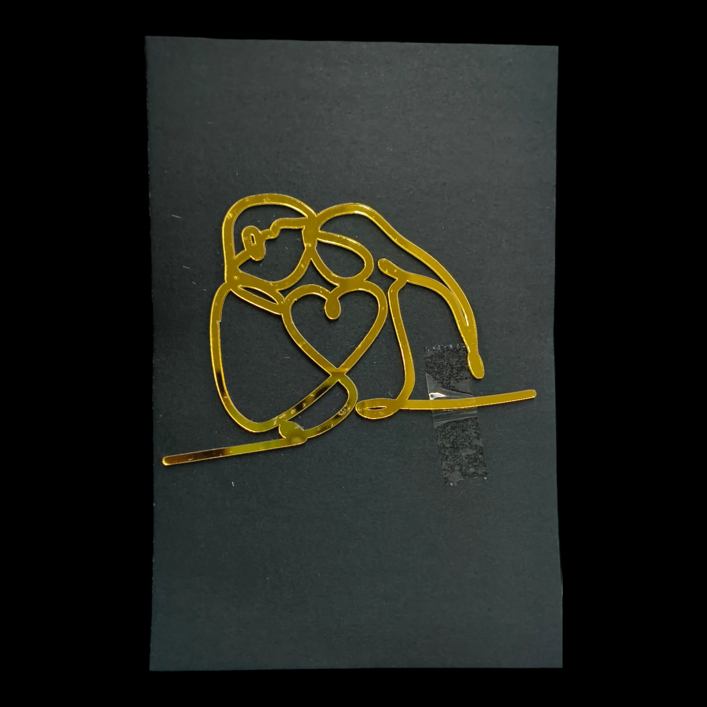 Acrylic Cake Topper Couple #1