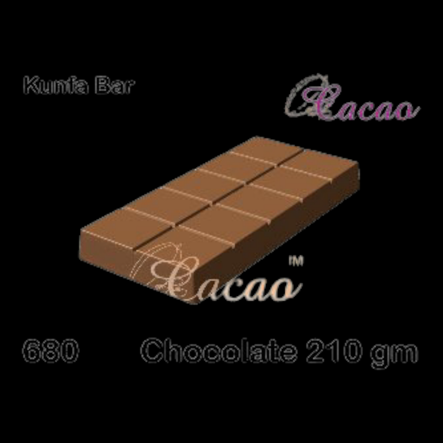 Cacao Pvc Kunafa Bar Mold -210 gm #680