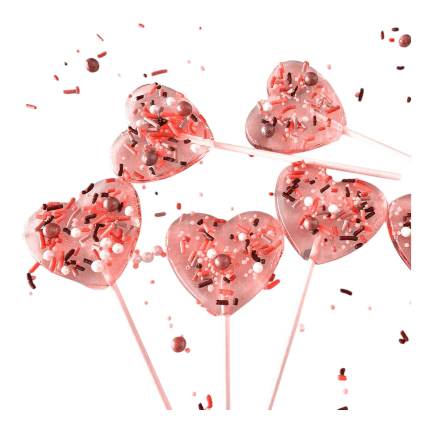 Silicon Lolipop Mold Big Size Heart