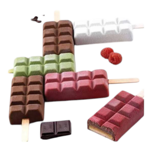 Silicon Caksicle Mould 4pc Square