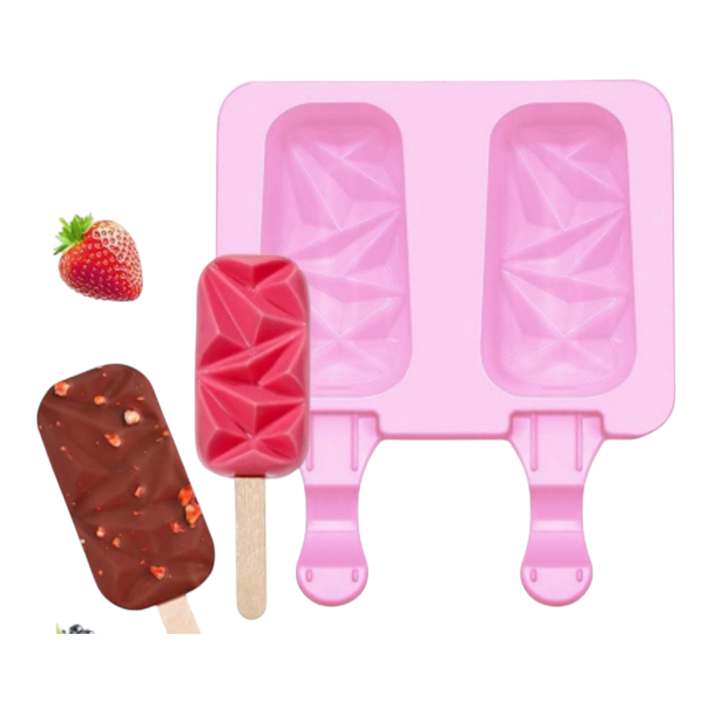 Silicon Caksicle Mould 2pc Square