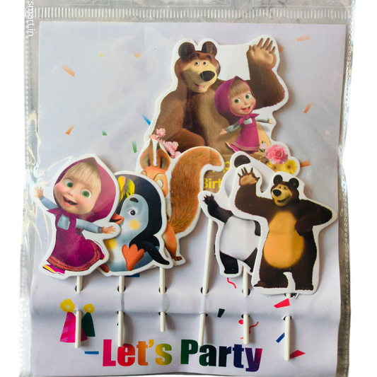 PAPER THEME MASHA BEAR NEW