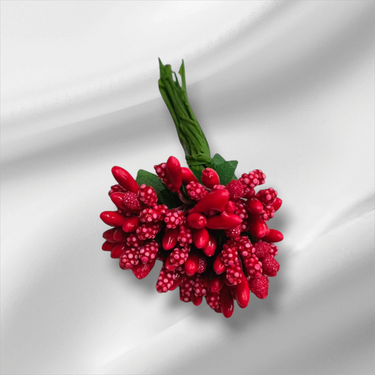 Pollane Buds Bunch 12 PC's Red