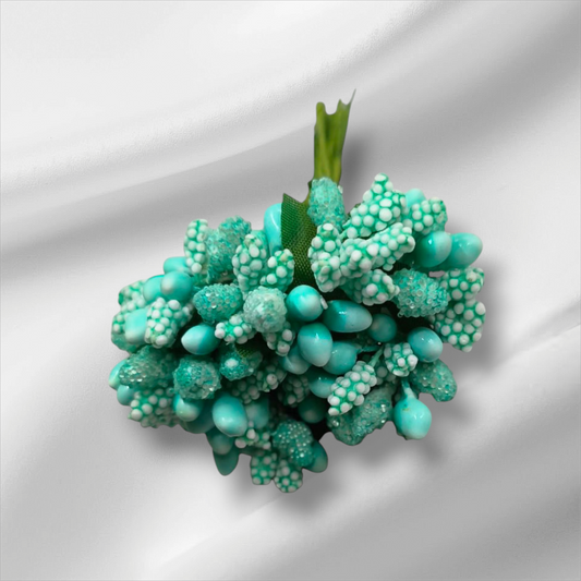Pollane Buds Bunch 12 PC's Turquoise