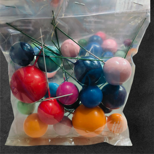 Faux Ball Random Colour Pack 20 PC's Pack