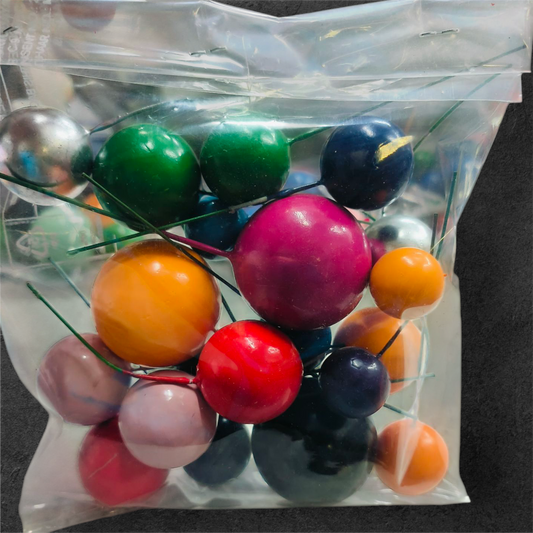 Faux Ball Random Colour Pack 20 PC's Pack