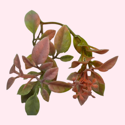 Artificial Colours Leaf pack of 10 PC's Green Red