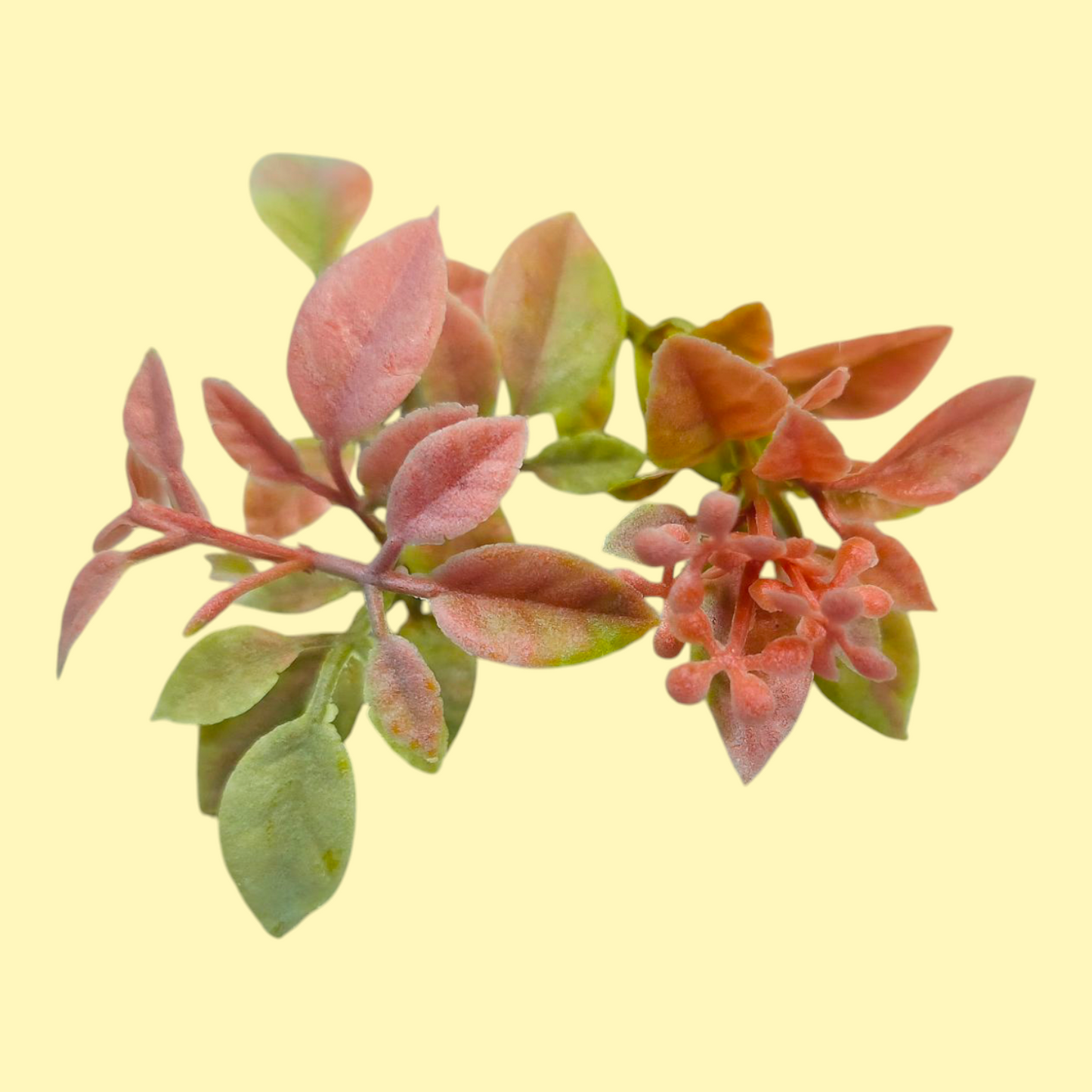 Artificial Colours Leaf pack of 10 PC's Green Red