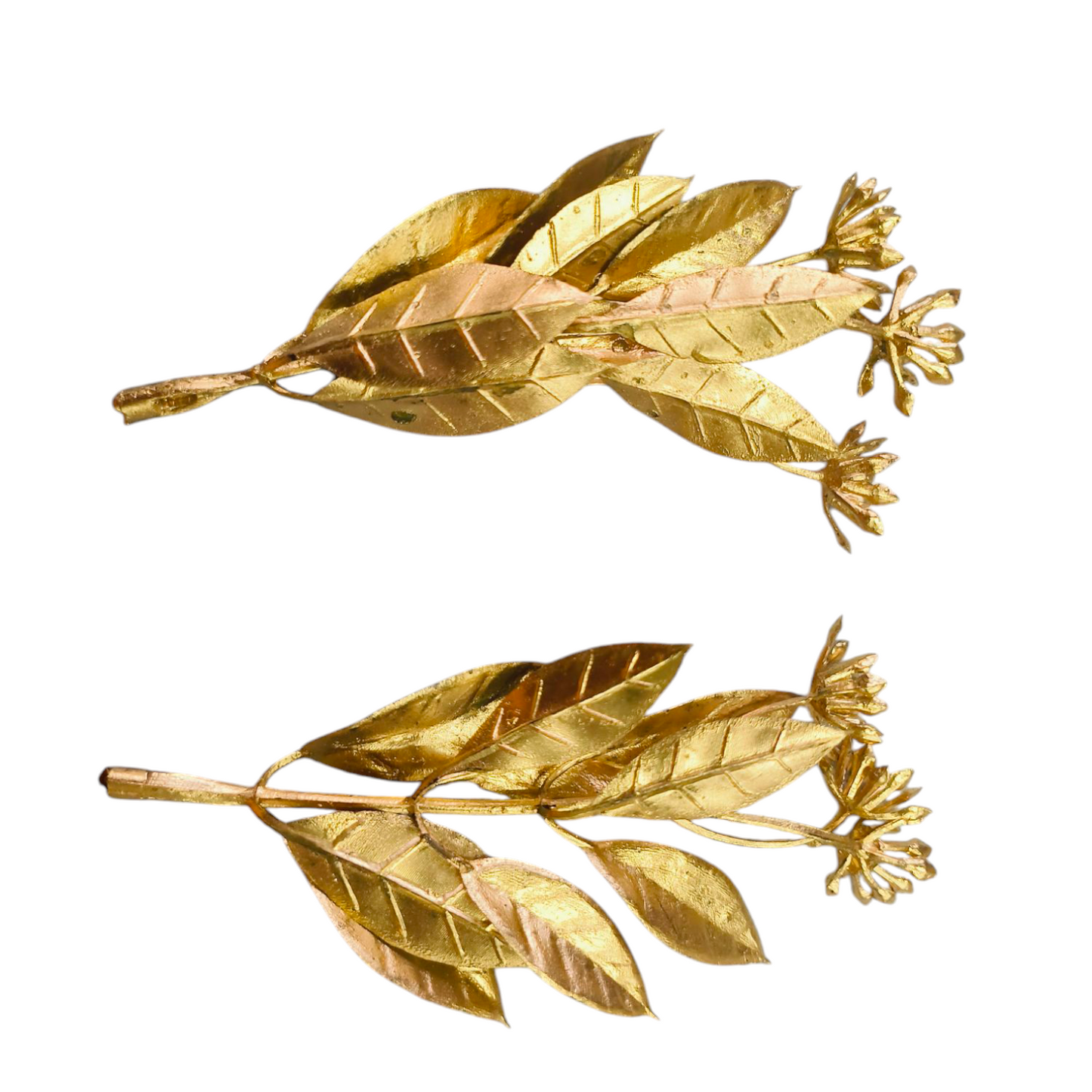 Golden Leaf Cake Topper pack of 2 PC's #5