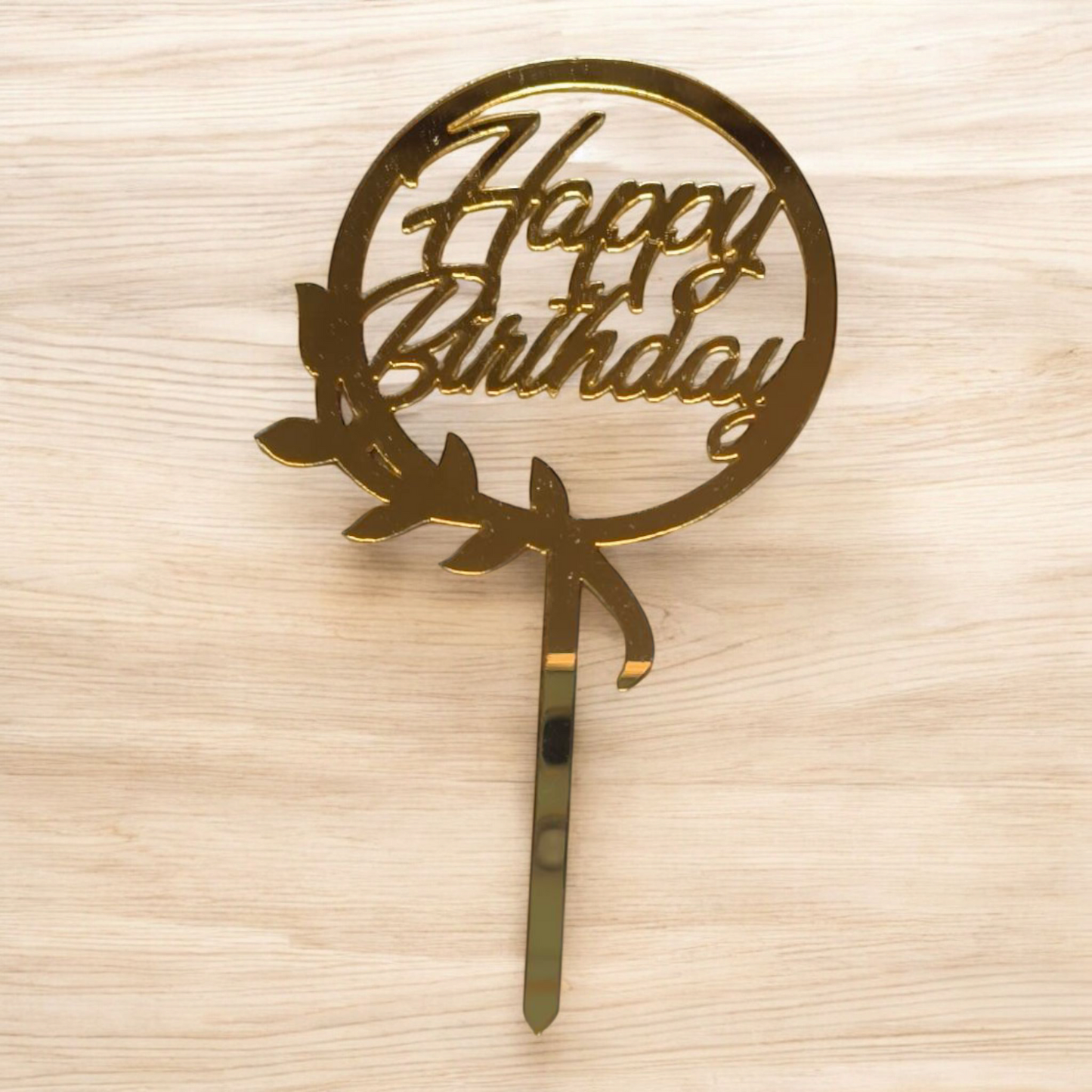 Acrylic Birthday Topper 3" #3-10 PC's pack