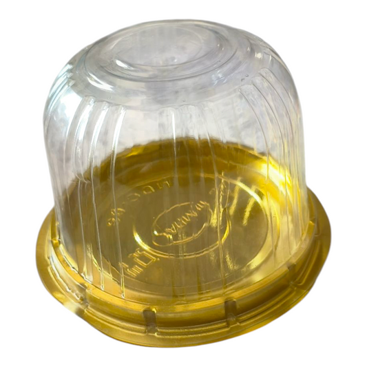 Pvc Dome Bento Box Size 4*3, 10 PC's pack