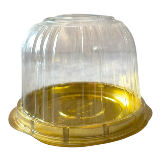 Pvc Dome Bento Box Size 4*3, 10 PC's pack