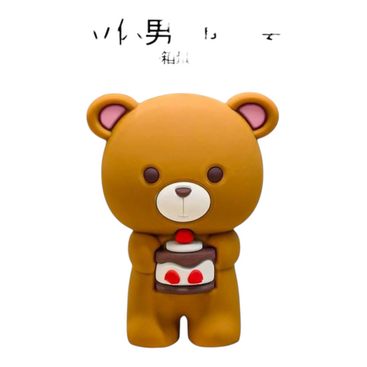 Cake Toppers 4 PC's Teddy Bear Set Heavy