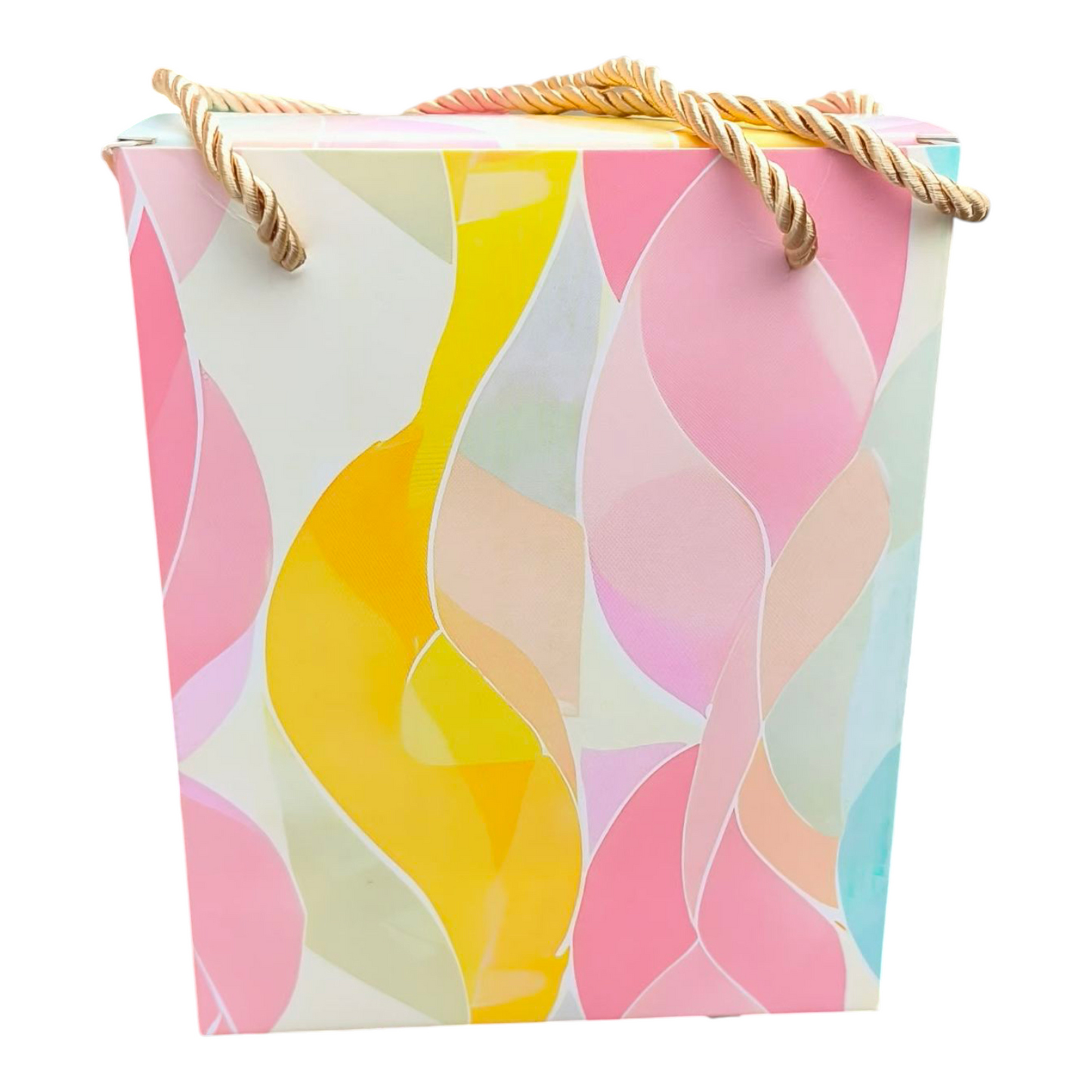 Hamper Paper Bag Rainbow 8*6*4 inch, 10 PC's pack