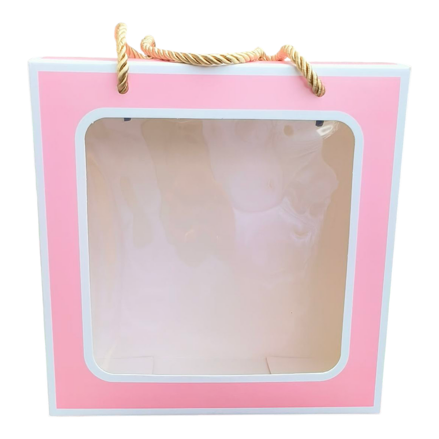 Hamper Paper Bag Pink 6×6×4 inch, 10 PC's pack