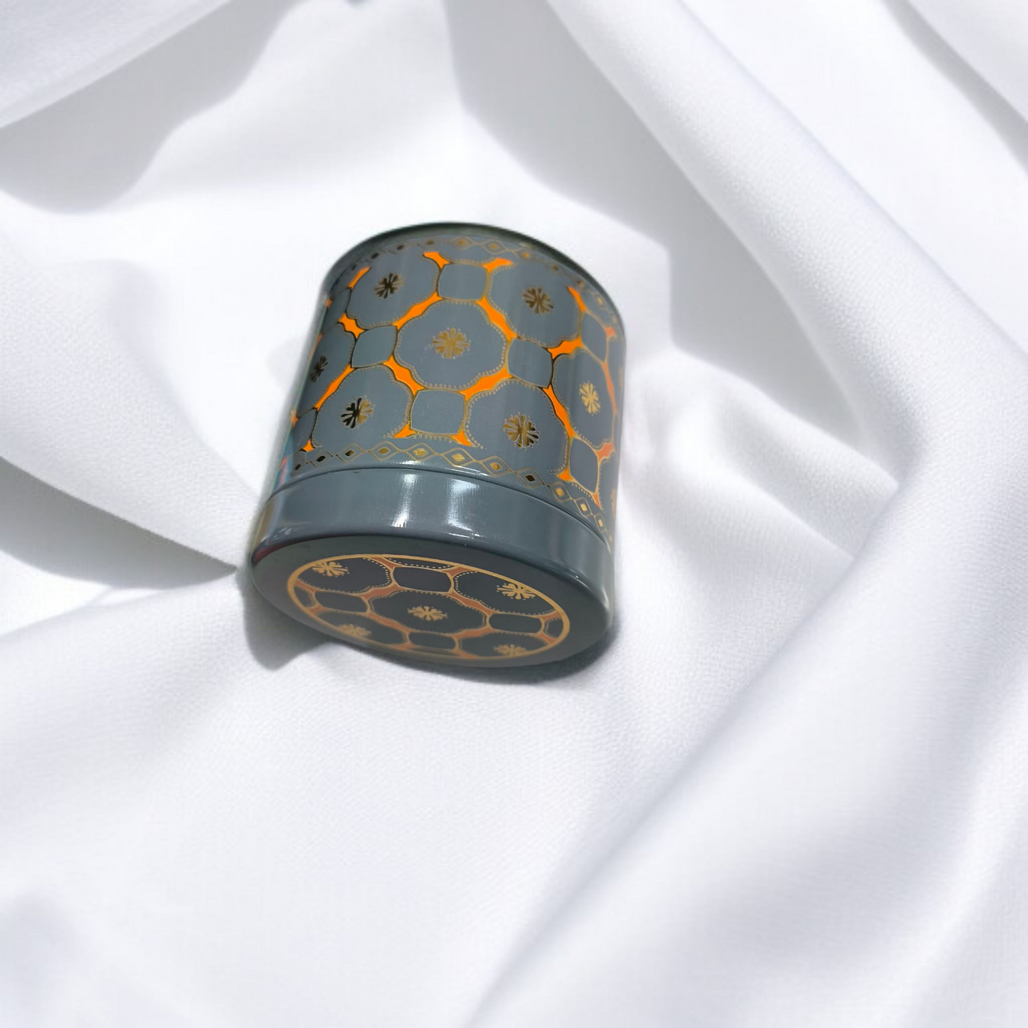 Cookie/ Dry Fruits Tin Container Small Gray