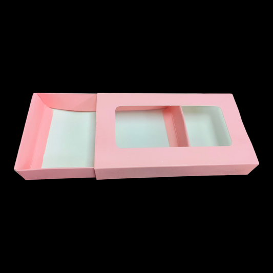 Slider Bar Box / Kunafa Box | 10 PC's pack | size 6.5×3.75×1 inch | Pink